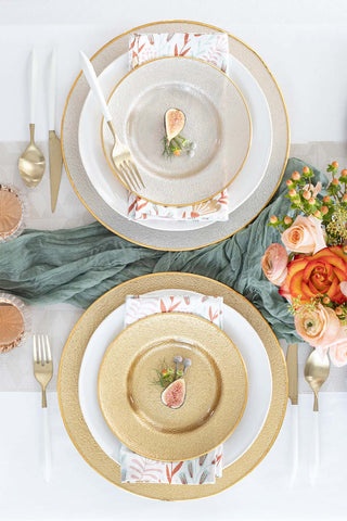 Vietri Metallic Glass Collection