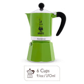 Rainbow 6 Cups Green