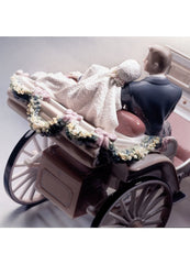 Bridal Carriage Couple Sculpture - Limited Edition