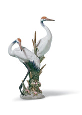 Courting Cranes Sculpture
