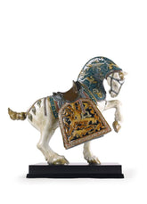 Oriental Horse Sculpture, Glazed - Limited Edition