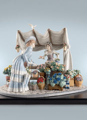 Flowers Market Sculpture - Limited Edition