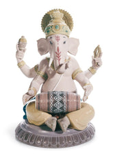 Mridangam Ganesha Figurine