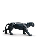 Panther Figurine, Black Matte