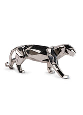 Panther Sculpture, Silver