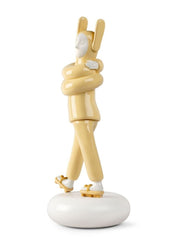 Embraced Sculpture, Yellow