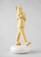 Embraced Sculpture, Yellow