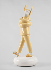 Embraced Sculpture, Yellow