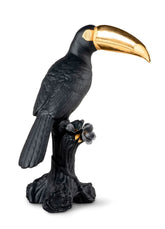 Toucan Sculpture, Black/Gold - Limited Edition