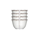 Rustica Antique White Dessert Bowls Set of 4