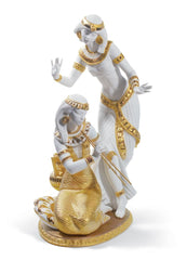 Dancers From The Nile Figurine, Golden Luster - Limited Edition