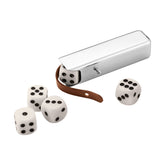 Sky 5 Dice Set In Case Stainless Steel