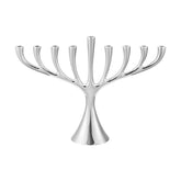Cobra Menorah, Stainless Steel, Mirror Small