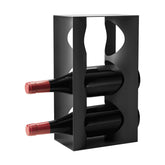 Alfredo Wine Rack, Steel, Midnight Black