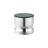 Alfredo Canister Mini Stainless Steel & Green Lid 0.5L