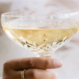 Lismore Essence Champagne Saucer, Pair