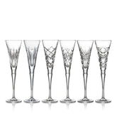 Winter Wonders Clear Flutes, Set of 6