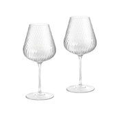 Vera Wang Swirl White Wine Glass Set of 2