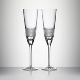 Handcrafted In Ireland Flute, 9oz, Set of 2