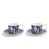 Renaissance Gold Teacup Saucer Set of 2