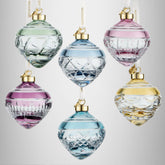 Winter Wonders Bauble Snowflakes Colour Set of 6