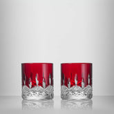 Lismore Red Tumbler Straight 180ml 6oz Set of 2