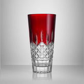 Lismore Red Vase 10in