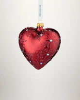 Holiday Heirlooms Red Heart Ornament