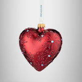 Holiday Heirlooms Red Heart Ornament