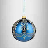 Holiday Heirlooms Blue Bauble Ornament