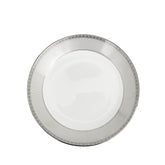 Silver Tonquin Deep Plate 8.6in