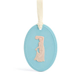 Festive Joy Jasper Ornament Turquoise & Pink