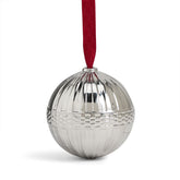 Festive Fluted Ornament Silver