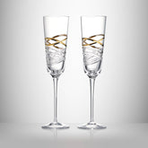 Mastercraft Aran Gilded Flute, 9oz, Set of 2