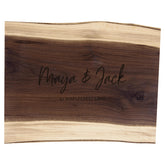 15 x 11 1/2 Black Walnut Cutting and Charcuterie Board