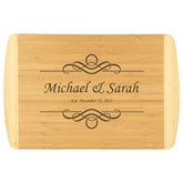18x12 Bamboo 2-Tone Cutting Board