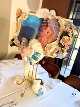 Fairytale Castle Storybook Centerpieces with Glittered Flowers