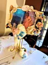 Storybook Centerpieces W/ Glittered Flowers
