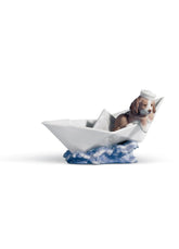 Little Stowaway Dog Figurine