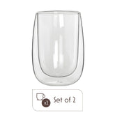 Verona Double-Wall Glass Cups - (Set of 2) 450 ml