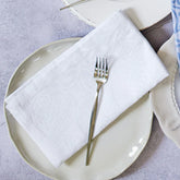 Damask White Napkins - Set of 4