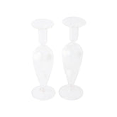 Drop White Candlesticks - Set of 2