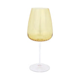 Francesca Amber Water Glass