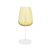 Francesca Amber Wine Glass