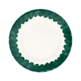 Lisbon Green Brushstroke Round Platter