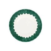 Lisbon Green Brushstroke Salad Plate