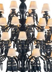 Belle De Nuit 56 Lights Chandelier, Absolute Black (US)