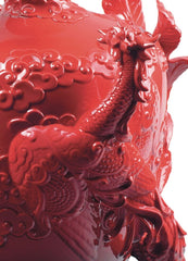 Dragon And Phoenix Vase