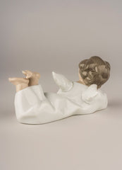 Angel Laying Down Figurine