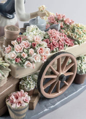 Flowers Of The Season Woman Sculpture